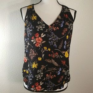 Old navy Hi low floral t shirt blouse top